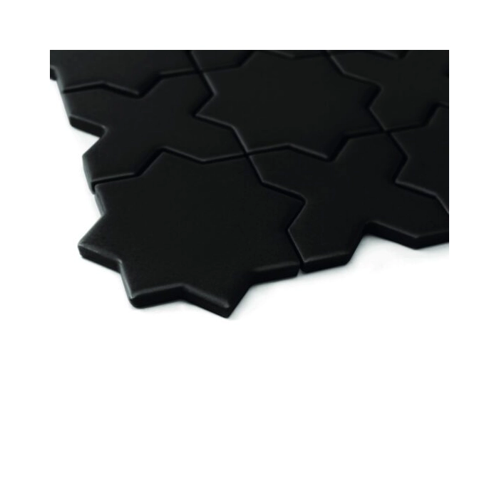 Star&Cross Black matt Mozaika 30,2x30,2 Dunin