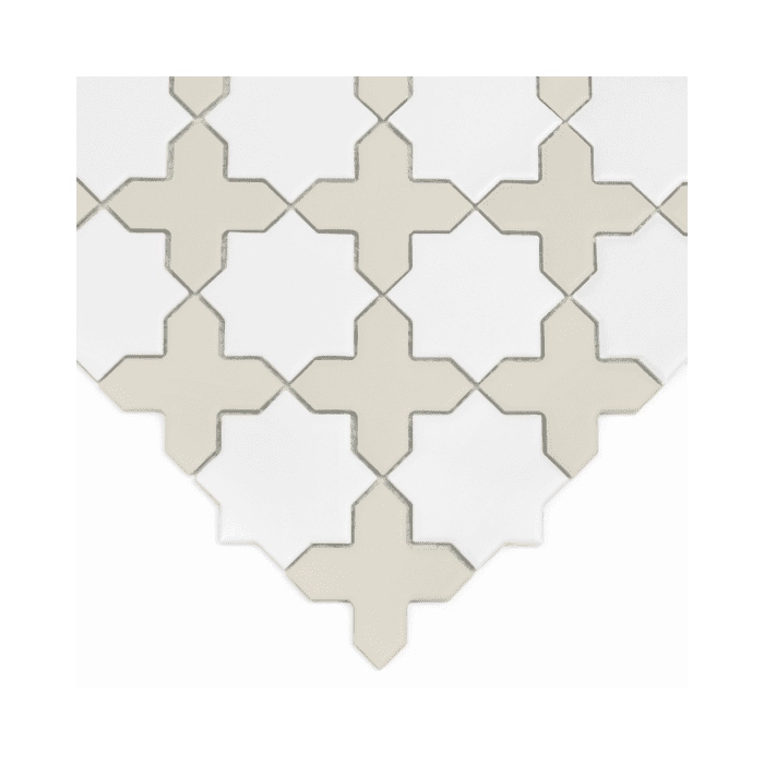 Star&Cross White Mix matt 30,2x30,2 Dunin