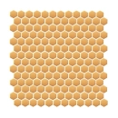 Mini Hexagon Gold matt Mozaikia 26x30 Dunin