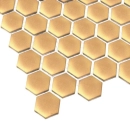 Mini Hexagon Gold matt Mozaikia 26x30 Dunin
