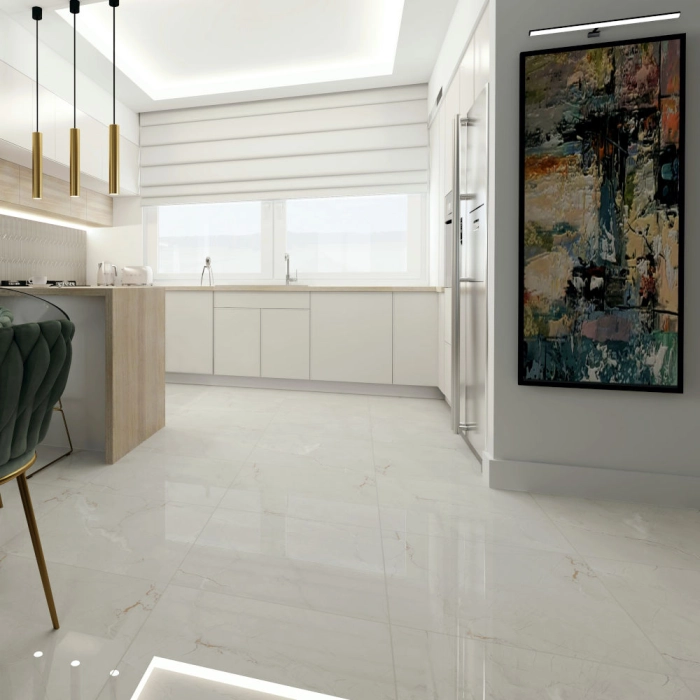 Amarilo Bianco 60x60x7mm Rect. (1,44) Polished Egen