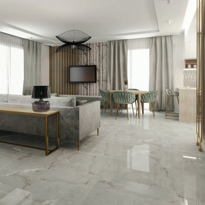Amarilo Grey 60x60x7mm Rect. (1,44) Polished Egen