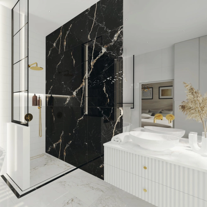 Cosmic Black 60x120 Rect. (1,44) High Glossy Egen