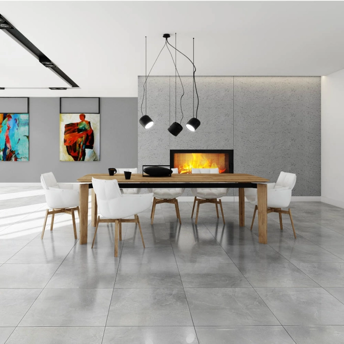 Chicago Dark Grey 60x60x7mm Rect. (1.44 ) Polished Egen