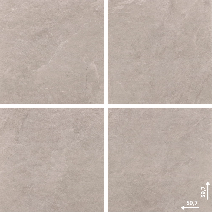 Ash Beige 59,7x59,7 Gres Szkliwiony Rektyfikowany Struktura Ceramica Limone