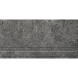 Domino Stopnica podłogowa Infinity Grey MAT 59,8x29,8x0,8 Tubądzin