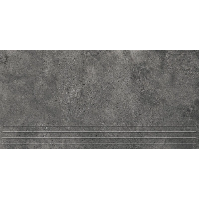 Domino Stopnica podłogowa Infinity Grey MAT 59,8x29,8x0,8 Tubądzin