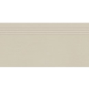 Stopnica podłogowa Industrio Cream MAT 59,8x29,6 Tubądzin