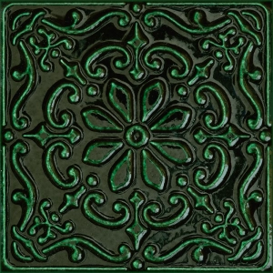 Dekor ścienny Tinta green 14,8x14,8 Tubądzin