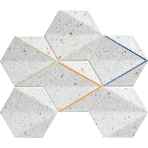 Mozaika ścienna Dots grey 29,8x22,1 Tubądzin