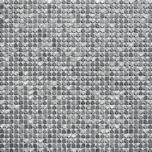 Mozaika ścienna Drops quad silver 30,7x30,7 Tubądzin