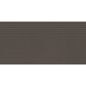 Stopnica podłogowa Industrio Dark Brown MAT 59,8x29,6 Tubądzin