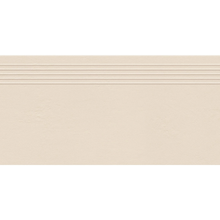 Stopnica podłogowa Industrio Ivory MAT 59,8x29,6 Tubądzin