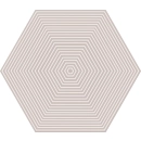 Dekor ścienny Cielo e Terra Beige Geometry 1 MAT 22,1x19,2x1 Tubądzin