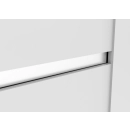 INTER DOOR Glosero 5 biały połysk, skrzydło bezprzylgowe 80 prawe z ościeżnicą 10-12, pod otwór montażowy 93x207, 2 nowe komplety