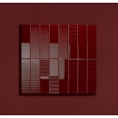 Płytka ścienna Groove burgundy gloss 29,8x7,8x1 Tubądzin