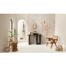 Płytka gresowa Mild Clay ivory STR 119,8x119,8 Tubądzin