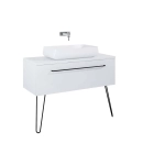 Szafka Futuris 120 1S White Hg Pdw 166934 Elita