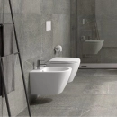 Zestaw Resort Miska Wc Podwieszana Rimless & Deska Wc Slim Wolnoopadająca RESO1SET Rak Ceramics