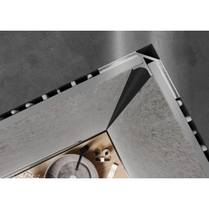 Modee Narożnik wewnętrzny Black matt A4 2800 mm