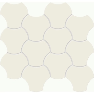 Mozaika gresowa Cielo e Terra Bianco Up Down 1 MAT 29,8x34,3x1 Tubądzin