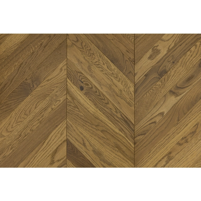 Podłoga drewniana warstwowa DĄB ZŁOTA JESIEŃ CHEVRON JODŁA FRANCUSKA MIX