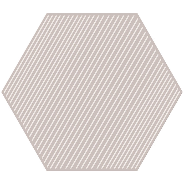 Dekor ścienny Cielo e Terra Beige Geometry 3 MAT 22,1x19,2x1 Tubądzin