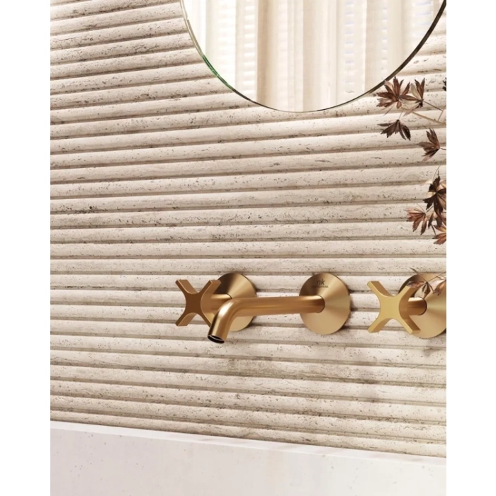 Płytka ceramiczna matowa Porcelanosa Canal Taranto Marfil 59,6x150 cm