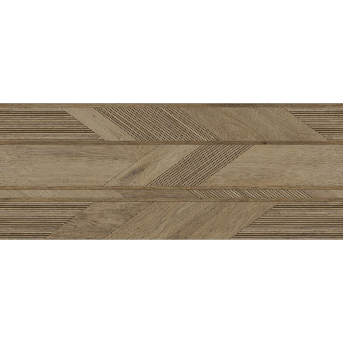 Płytka ceramiczna matowa Porcelanosa Gent Arrow 3D Roble 59,6x150 cm