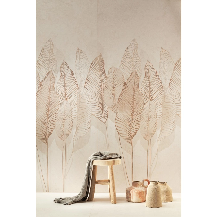 Płytka gresowa Mild Clay ivory STR 79,8x79,8x0,8 Tubądzin