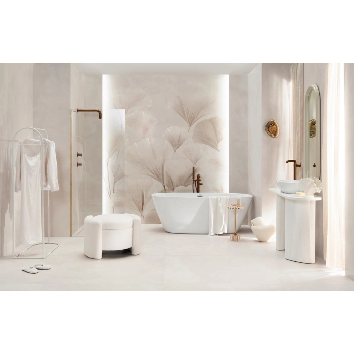 Obraz gresowy ścienny Albiano leaves left D 119,8x59,8x0,8 Tubądzin