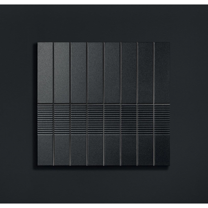 Płytka ścienna Groove graphite sugar 2 STR 29,8x7,8x1 Tubądzin