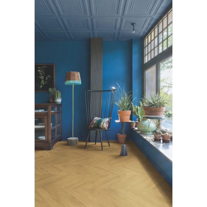 Podłoga laminowana Quick-Step Impressive Patterns IPA4161 dąb Chevron naturalny