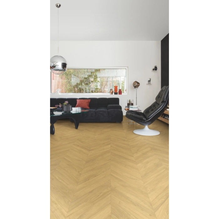 Podłoga laminowana Quick-Step Impressive Patterns IPA4161 dąb Chevron naturalny