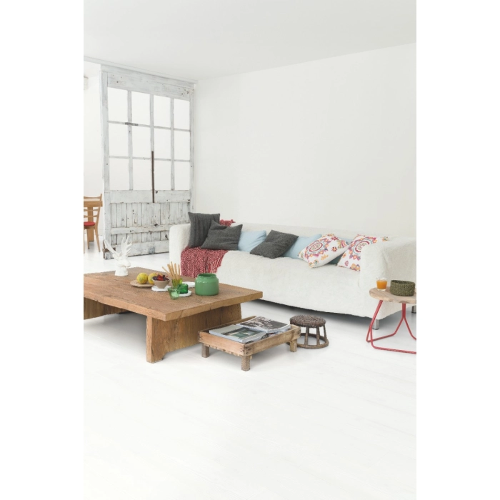 Podłoga laminowana Quick-Step Impressive Ultra IMU1859 deski białe
