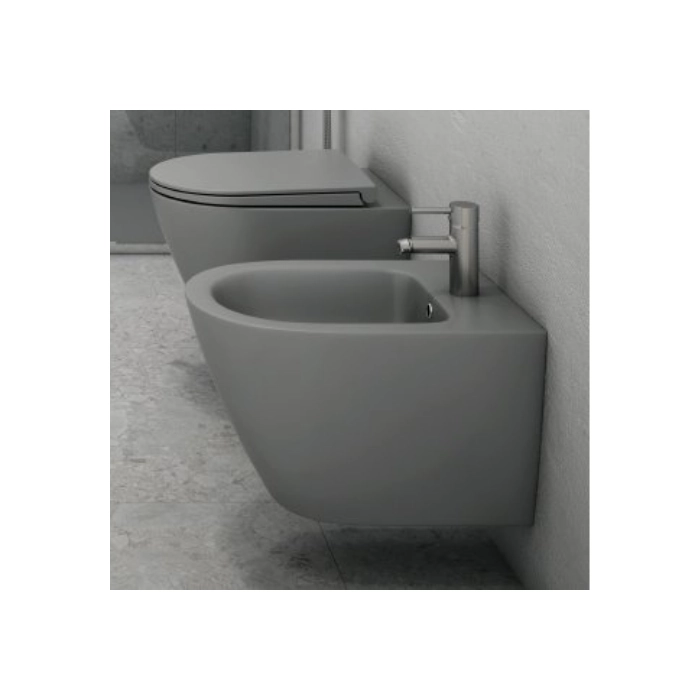 Feeling Bidet Podwieszany Szary Mat RST07503A Rak Ceramics