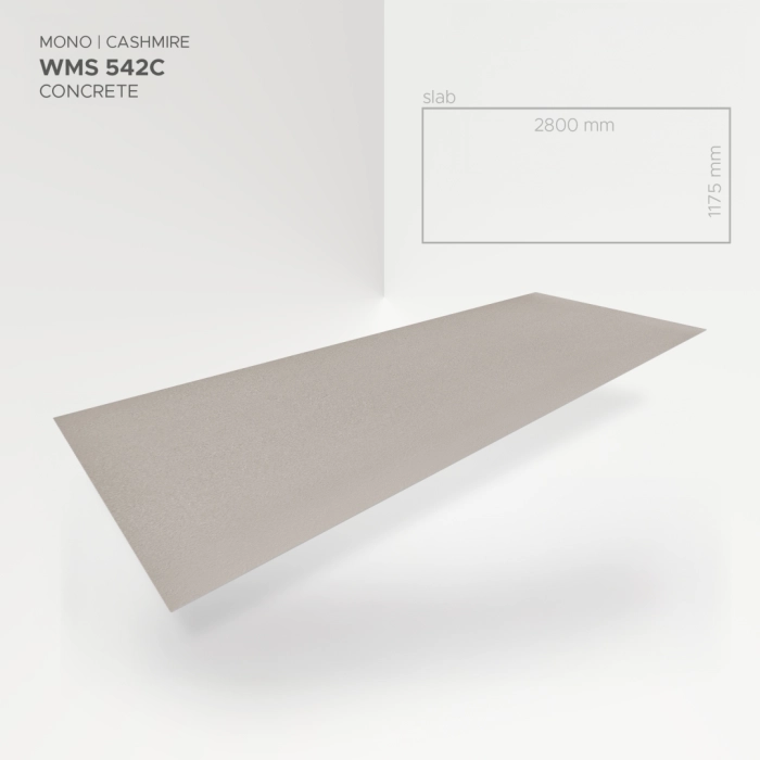 Modee Slab Mineralny SPC Mono Cashmire 542C 2800x1175 mm