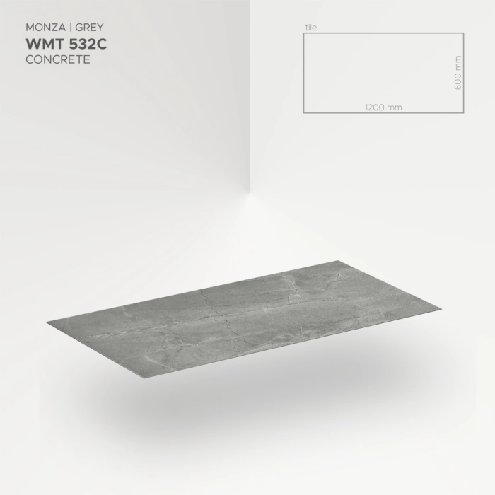 Modee Płyta Mineralna SPC Monza Grey 532C 1200x600mm