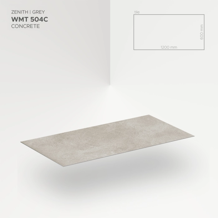Modee Płyta Mineralna SPC Zenith Grey 504C 1200x600mm
