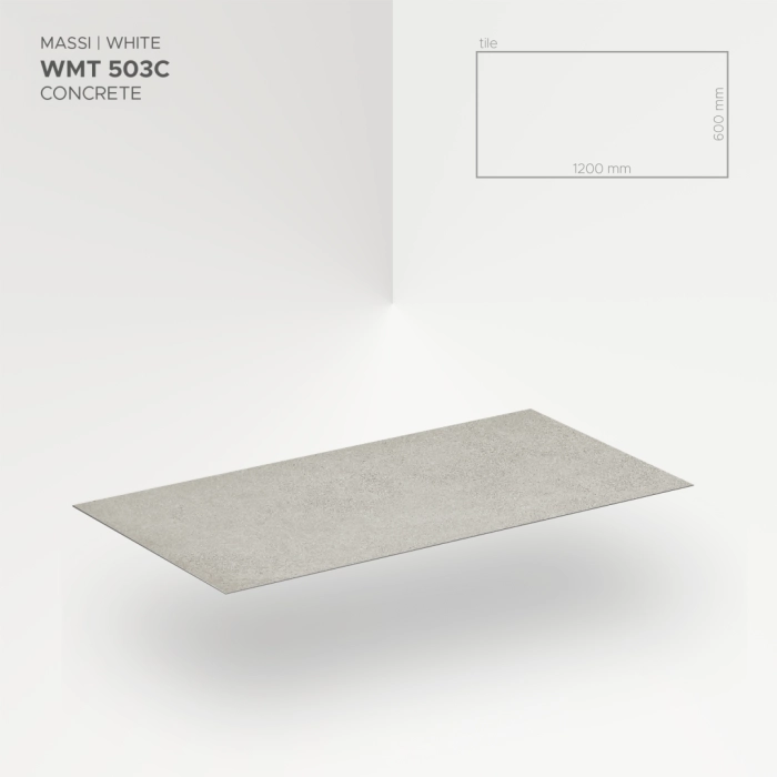 Modee Płyta Mineralna SPC Massi White 503C1200x600mm