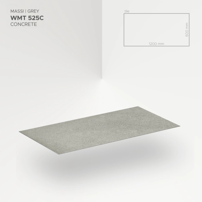 Modee Płyta Mineralna SPC Massi Grey 525C 1200x600mm