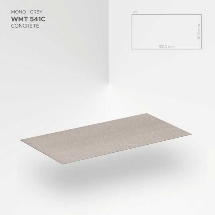 Modee Płyta Mineralna SPC Mono Grey 541C 1200x600mm