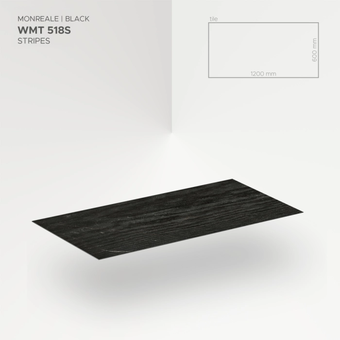 Modee Płyta Mineralna SPC Monreale Black 518S 1200x600mm