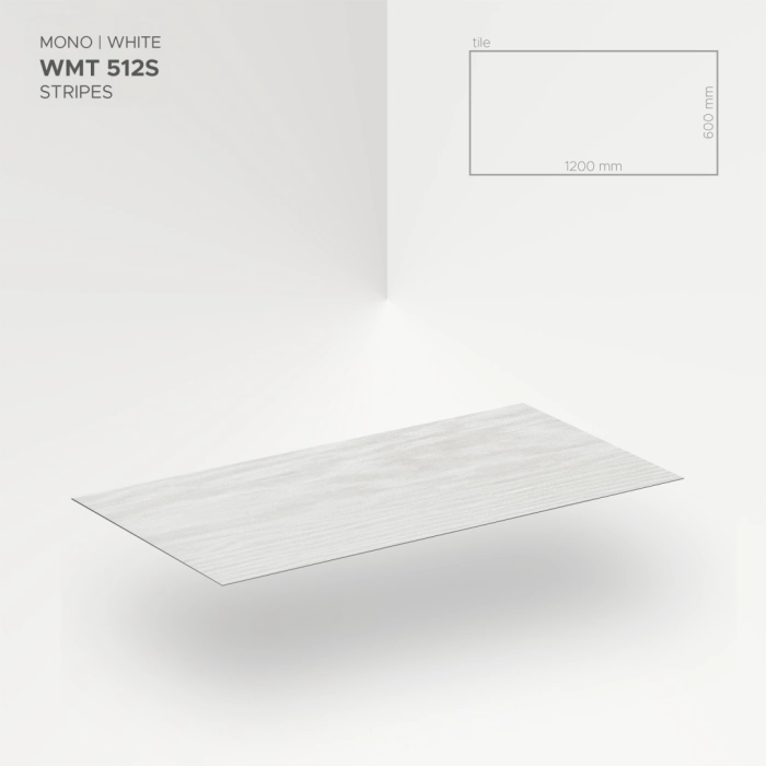 Modee Płyta Mineralna SPC Mono White 512S 1200x600mm