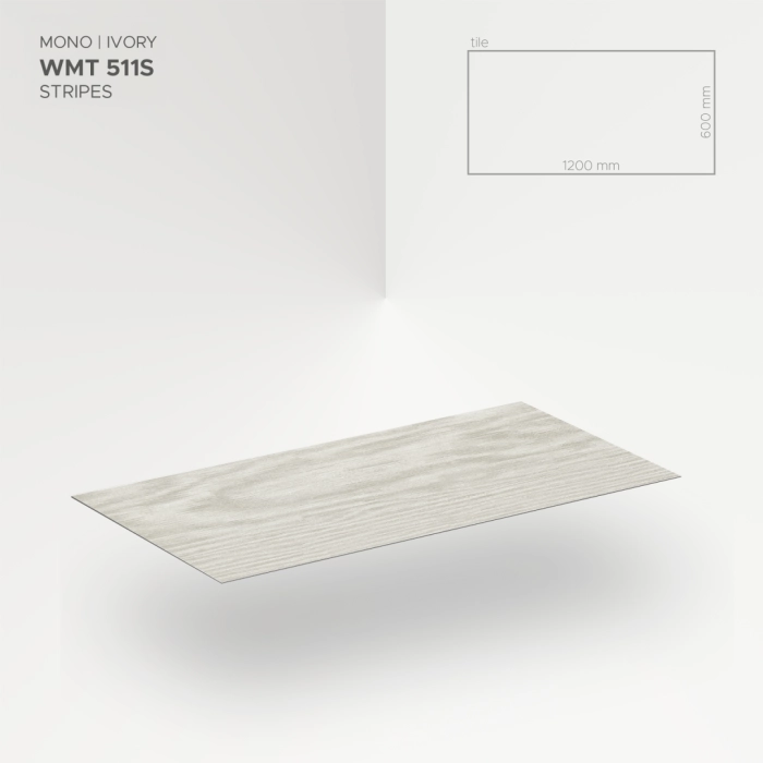 Modee Płyta Mineralna SPC Mono Ivory 511S 1200x600mm