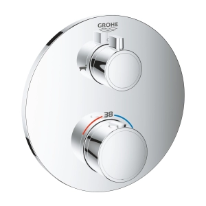 Grohtherm termostatyczna bateria wannowa do obsługi dwóch wyjść wody chrom 24077000 Grohe