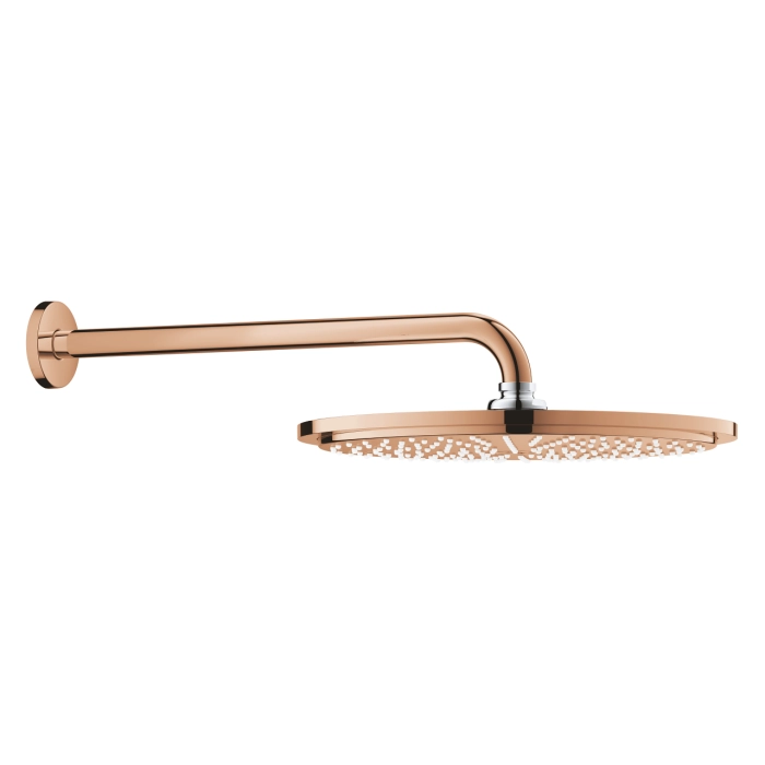 Rainshower cosmopolitan 310 deszczownica z ramieniem 380 mm, 1 strumień warm sunset 26066DA0 Grohe