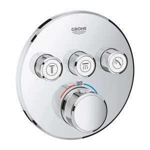 Grohtherm Smartcontrol bateria termostatyczna do obsługi trzech wyjść wody chrom 29121000 Grohe