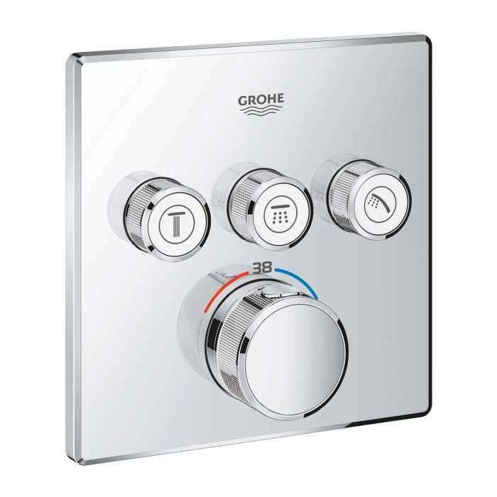 Grohtherm Smartcontrol bateria termostatyczna do obsługi trzech wyjść wody chrom 29126000 Grohe