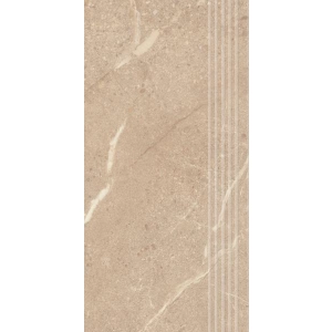 Sunnydust Beige Stopnica Prosta Nacinana Mat. 29,8x59,8 Paradyż